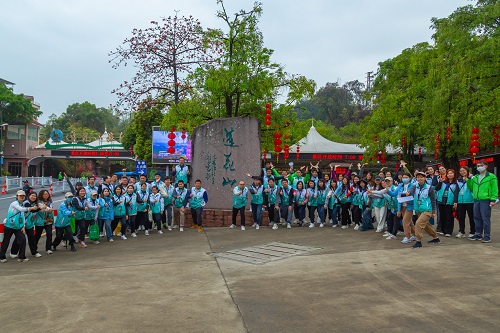 千人同游，广州莲花山圆满完成大型春游团体接待工作，优质旅游服务获游客点赞！